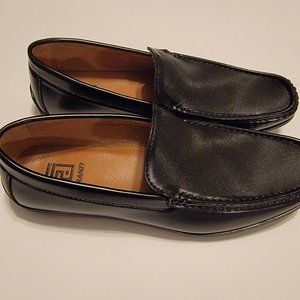 Faranzi Black Faux Leather Men's Driving Loafer Size 9